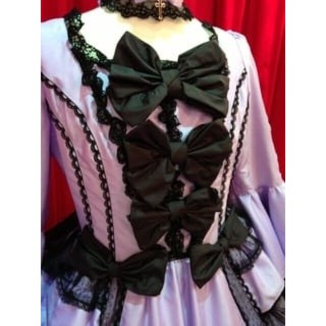 Angelic Pretty - マスカレード 紫 ラベンダー 黒 姫袖 ドレス Angelic Pretty - マスカレード 紫 ラベンダー 黒 姫袖 ドレス