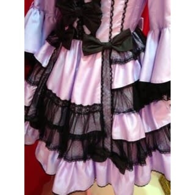 Angelic Pretty - マスカレード 紫 ラベンダー 黒 姫袖 ドレス Angelic Pretty - マスカレード 紫 ラベンダー 黒 姫袖 ドレス
