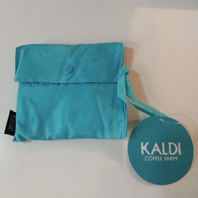 KALDI(カルディ)のKALDI カルディ エコバッグ　ブルー　水色 レディースのバッグ(エコバッグ)の商品写真