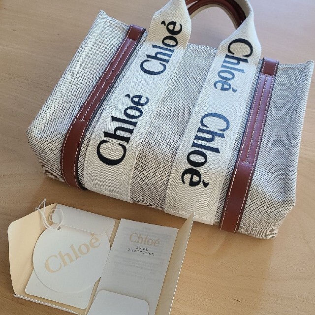 Chloe(クロエ)のChloe “Woody” スモールトートバッグ レディースのバッグ(トートバッグ)の商品写真