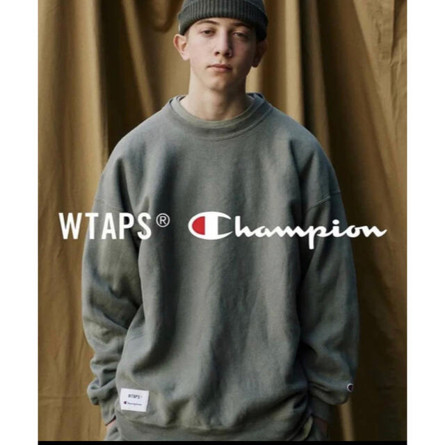 サイズↈ W)taps - WTAPS × CHAMPION チャンピオン スウェット 