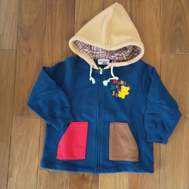 mikihouse(ミキハウス)のミキハウス  パーカー  100cm キッズ/ベビー/マタニティのキッズ服男の子用(90cm~)(ジャケット/上着)の商品写真