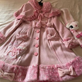 アンジェリックプリティー(Angelic Pretty)の子鹿のミルキーちゃんコート+マフラー(ロングコート)