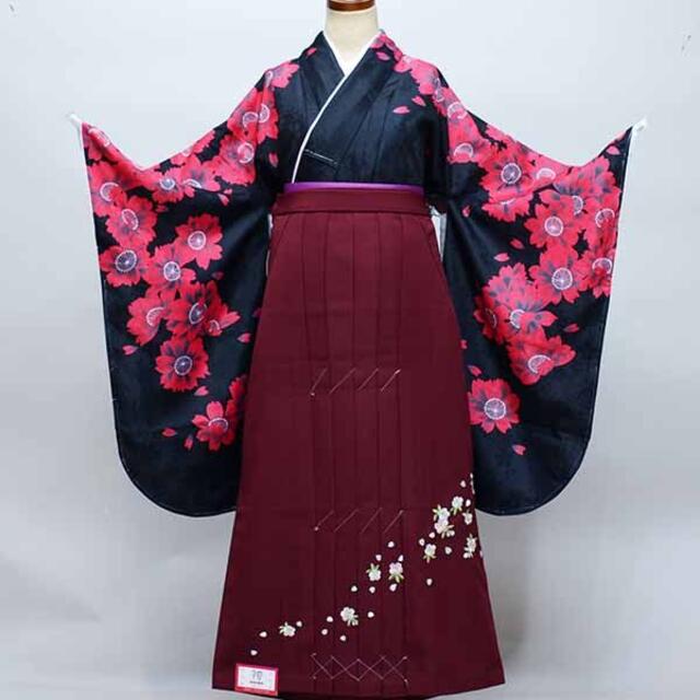 ☆特別価格 二尺袖 浴衣/水着 着物 フルセット 袴フルセット 振袖 絵羽