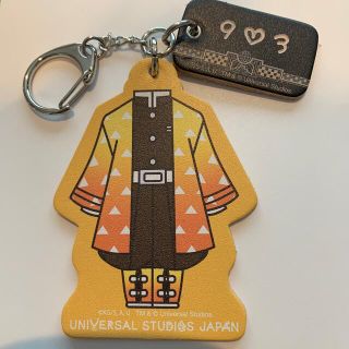 ユニバーサルスタジオジャパン(USJ)の鬼滅の刃  USJ  ユニバーサルジャパン限定 レザーキーホルダー(キーホルダー)