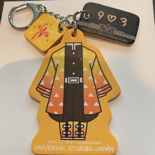 USJ - 鬼滅の刃 我妻善逸 USJ限定 レザーキーホルダー＆チュン