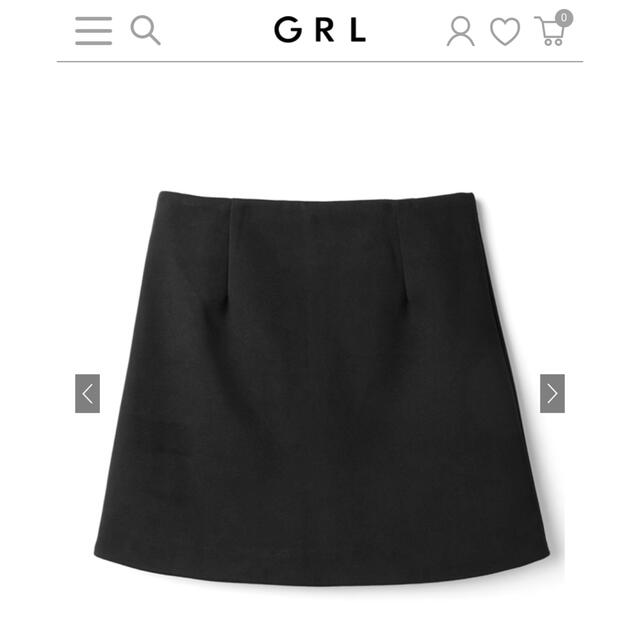 GRL(グレイル)のGRL 台形スカート レディースのスカート(ミニスカート)の商品写真