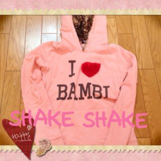 シェイクシェイク(SHAKE SHAKE)のSHAK SHAKE♡パーカー(パーカー)