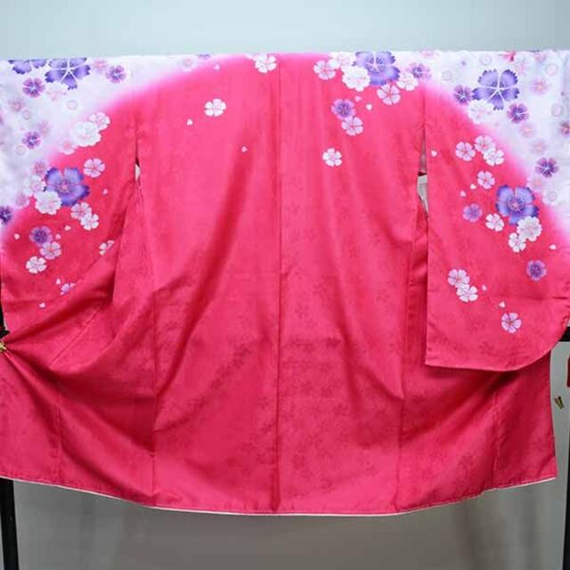二尺袖 着物 袴フルセット 絵羽柄 ショート丈 袴変更可能 NO36188