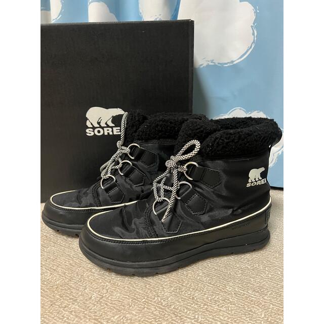 SOREL(ソレル)の【美品】ソレル  スノーブーツ  ブラック レディースの靴/シューズ(ブーツ)の商品写真