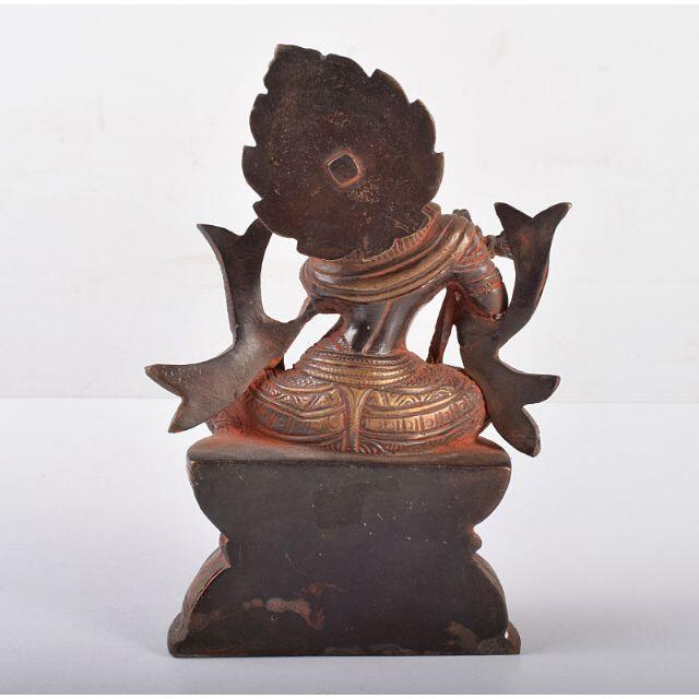 中国　古銅鍍金　チベット仏　仏像　置物　C 3141