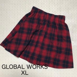 グローバルワーク(GLOBAL WORK)のGLOBAL WORK★チェックスカート★XL(スカート)