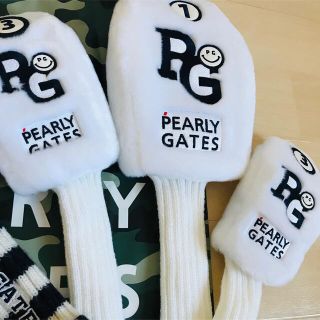 送料無料 PEARLY GATES 新品未使用 FWヘッドカバー 継続定番現行品