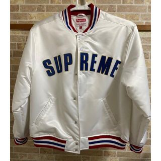 シュプリーム(Supreme)のsupreme ジャケット　ホワイト(ブルゾン)