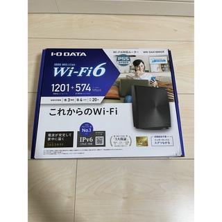 未使用に近い　Wi-Fi 6対応 無線LANルーター WN-DAX1800