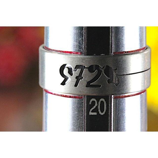 《サイズ 20号》 デザイン ステンレス シルバー リング#229-1333 メンズのアクセサリー(リング(指輪))の商品写真