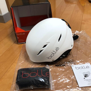 ボレー(bolle)のbolle ヘルメット　スノー　スキー　キッズ　ホワイト　子供用(ウエア/装備)