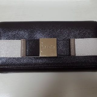 未使用!dazzlin☆ラウンドファスナー長財布 ピンク×ダークブラウン