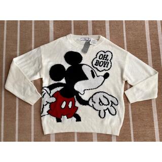 ディズニー(Disney)の【未使用・タグ付】ディズニー Disney ミッキー セーター Mサイズ(ニット/セーター)