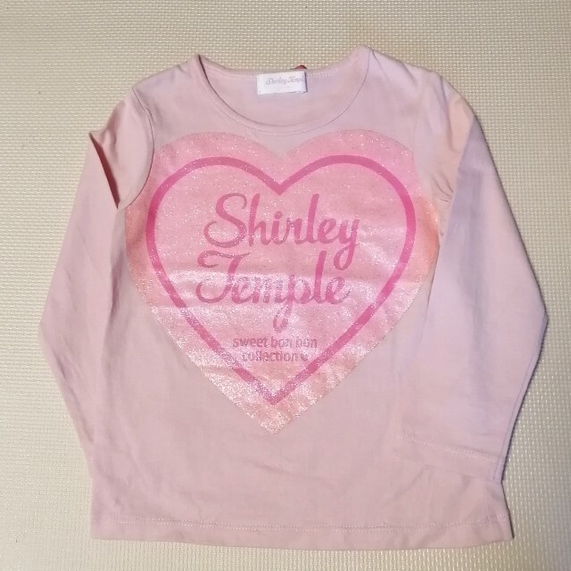 Shirley Temple(シャーリーテンプル)のシャーリーテンプル  ハート♡カットソー  110 キッズ/ベビー/マタニティのキッズ服女の子用(90cm~)(Tシャツ/カットソー)の商品写真