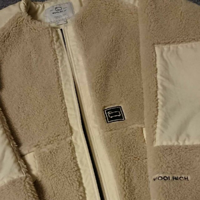 WOOLRICH(ウールリッチ)の美品 １回短時間着用 ウールリッチ テラパイルフリースロングジャケット レディースのジャケット/アウター(その他)の商品写真