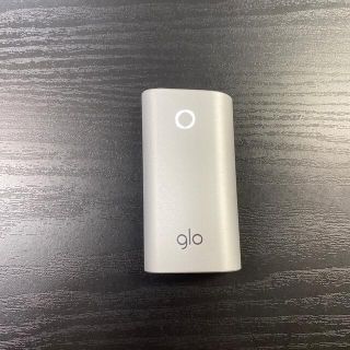 グロー(glo)のG2980番 glo 純正 本体 1本 銀 シルバー.(タバコグッズ)