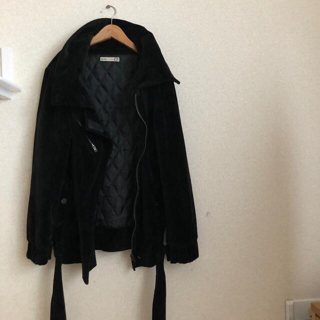 vanilla ブルゾン コート キルティング ベロア レディースのジャケット/アウター(ブルゾン)の商品写真