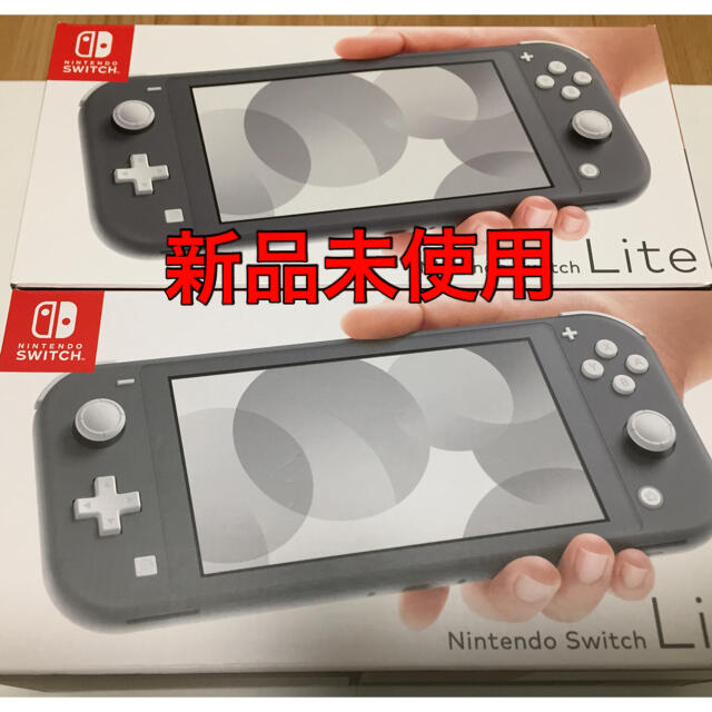 Nintendo Switch Liteグレー 新品未使用 2点セット