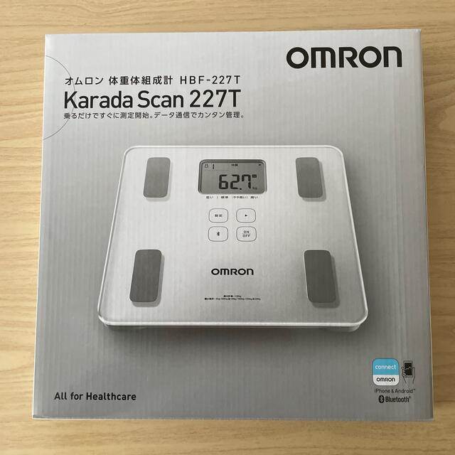 体重計/体脂肪計【新品未使用品】OMRON 体重体組成計 HBF-227T カラダスキャン