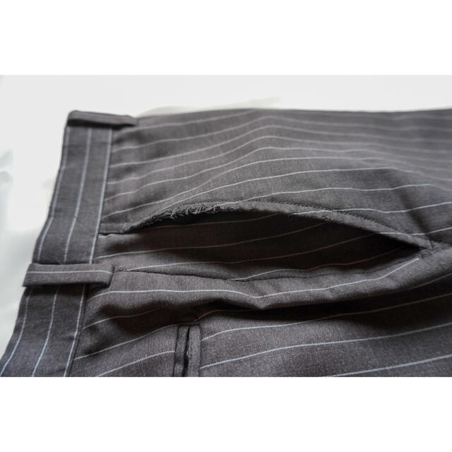 BURBERRY BLACK LABEL(バーバリーブラックレーベル)のBURBERRY BLACK LABEL スーツ 玉虫色 ストライプ メンズのスーツ(セットアップ)の商品写真