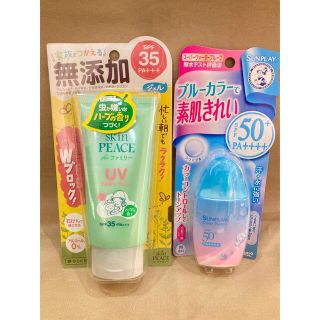 ロートセイヤク(ロート製薬)の日焼け止め skin peace SUNPLAY クリアウォーター ブルーカラー(日焼け止め/サンオイル)