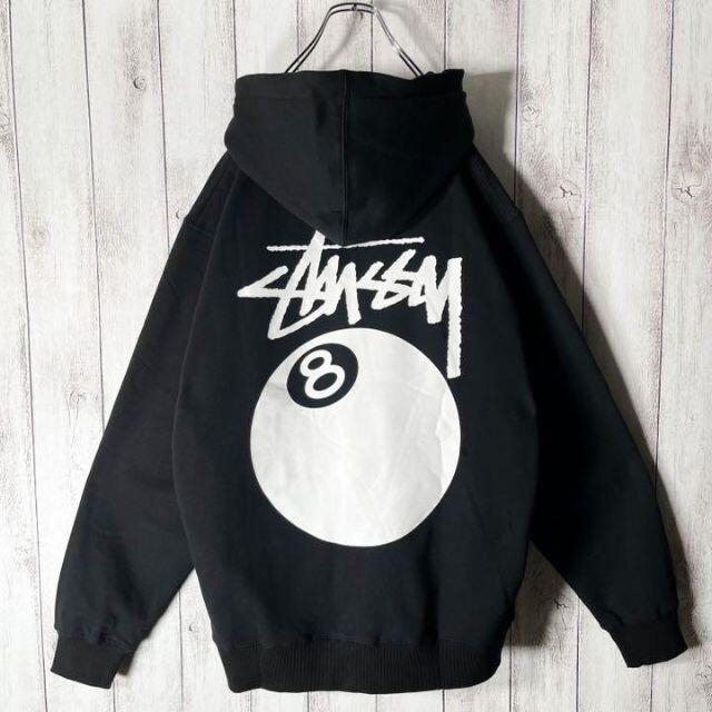 ビッグシルエット【入手超絶困難】STUSSY 8ボール スネーク XL 超希少カラー パーカー