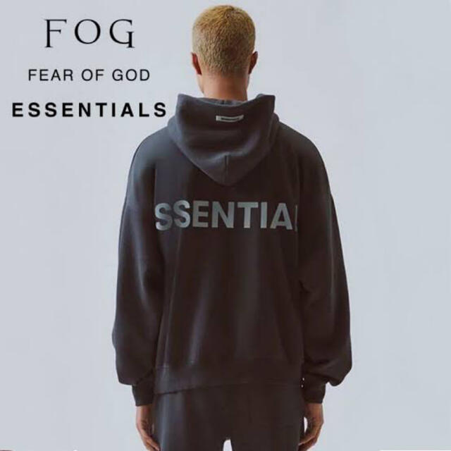 fear of god essentials リフレクティブロゴパーカー - パーカー