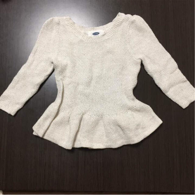 Old Navy(オールドネイビー)のOLD NAVY♡ペプラムニット 12-18M キッズ/ベビー/マタニティのベビー服(~85cm)(ニット/セーター)の商品写真