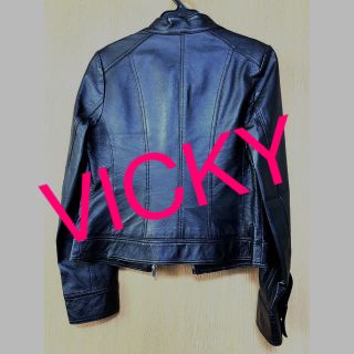 ビッキー(VICKY)の美品　レディース　レザーブルゾン　VICKY(ブルゾン)