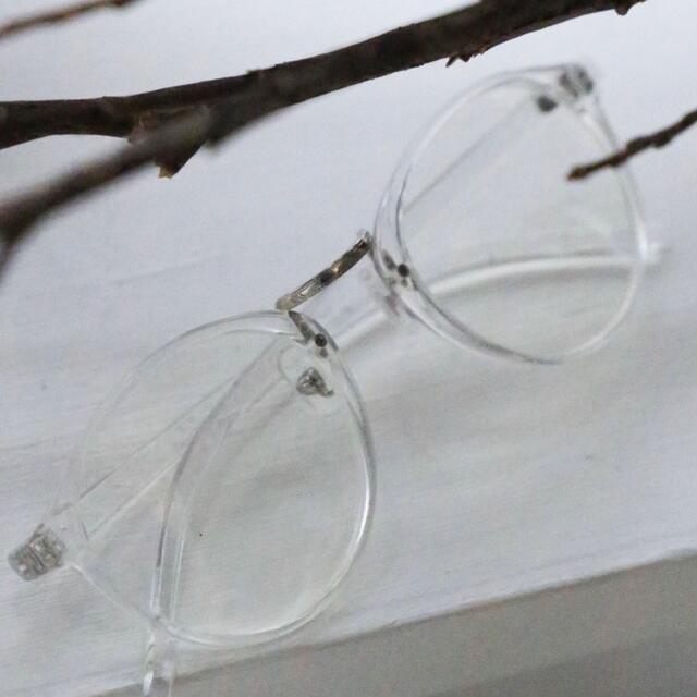 WEGO(ウィゴー)のWEGO【WEB限定】クリアメガネ レディースのファッション小物(サングラス/メガネ)の商品写真