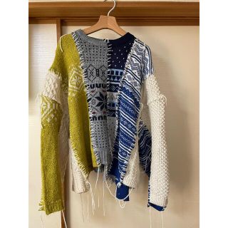 ディスカバード(DISCOVERED)のDiscoverd  ニット　Nordic Collage Sweater(ニット/セーター)