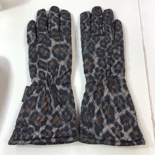 モンクレール(MONCLER)のMONCLER レオパード 手袋 グローブ(women's M)(手袋)