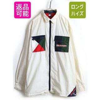 トミーヒルフィガー(TOMMY HILFIGER)の90's ■ トミーヒルフィガー セーリングギア ビッグ ロゴ 刺繍 フルジップ(ダッフルコート)