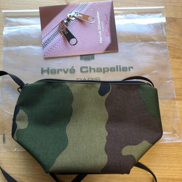 Herve Chapelier カモフラージュ 舟型ショルダーS