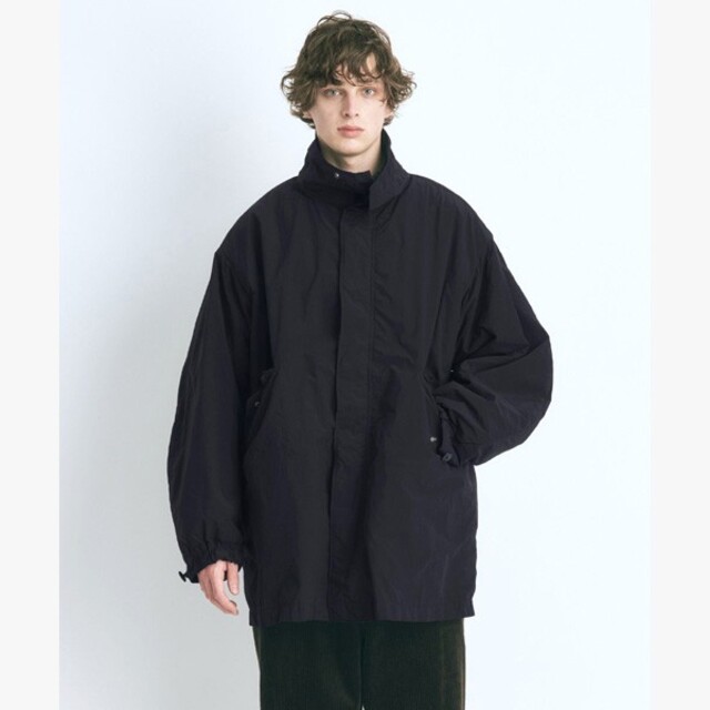 ATON  AW AIR SHORT MODS COAT 06 black