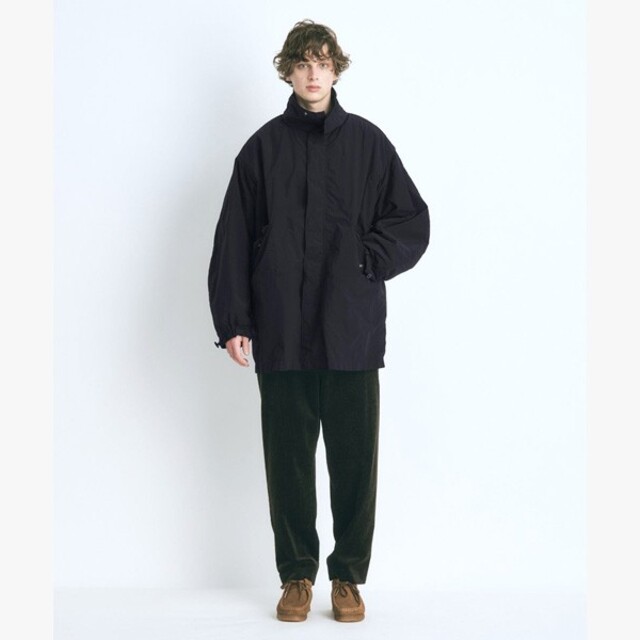 ATON  AW AIR SHORT MODS COAT 06 black