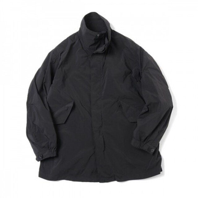 kolor(カラー)のATON  AW AIR SHORT MODS COAT 06 black メンズのジャケット/アウター(モッズコート)の商品写真