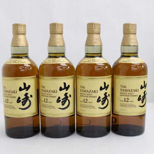 税込) - サントリー 【4本セット】山崎 700ml 12年 ウイスキー ...