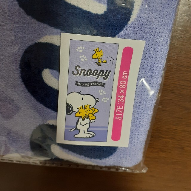 SNOOPY(スヌーピー)の未開封❗SNOOPYパイル地フェイスタオル3枚セット エンタメ/ホビーのアニメグッズ(タオル)の商品写真