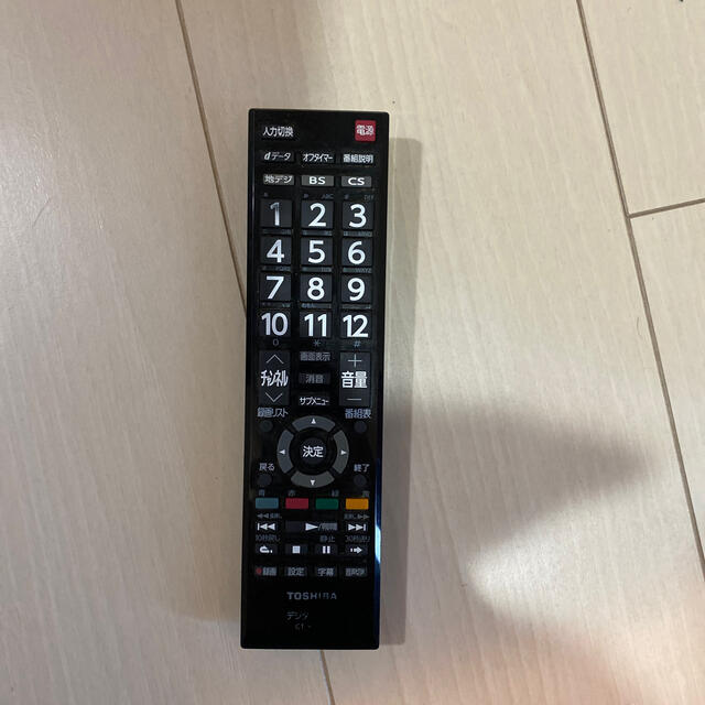 東芝(トウシバ)の東芝　リモコン スマホ/家電/カメラのテレビ/映像機器(その他)の商品写真