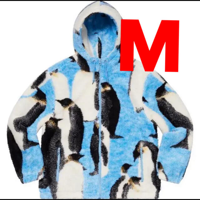 ジャケット/アウターSupreme Penguins hooded fleece jacket L