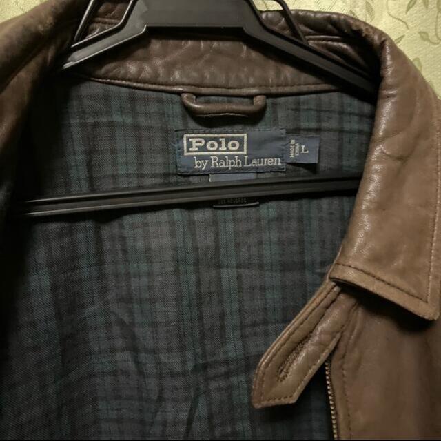 POLO RALPH LAUREN(ポロラルフローレン)のPOLO Ralph Lauren レザースイングトップ メンズのジャケット/アウター(ブルゾン)の商品写真