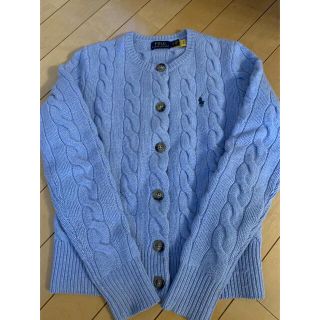 ポロラルフローレン(POLO RALPH LAUREN)のラルフローレン　ウールカーディガン　レディース　xs(カーディガン)