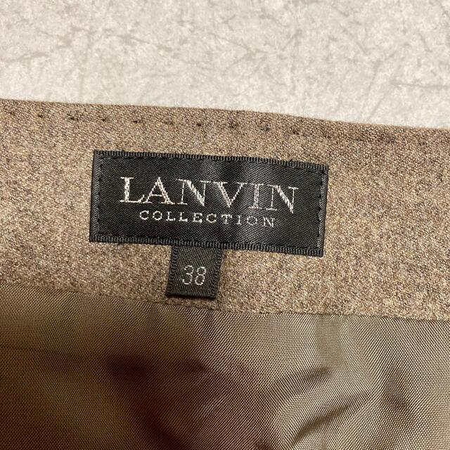 LANVIN COLLECTION(ランバンコレクション)のセール！　ランバンスカート　カシミヤ混　イタリア製生地使用 レディースのスカート(ひざ丈スカート)の商品写真